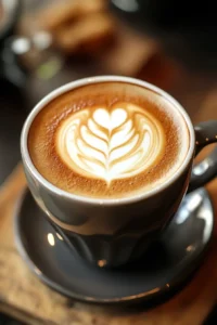 espresso beans and half-and-half for making breve coffee