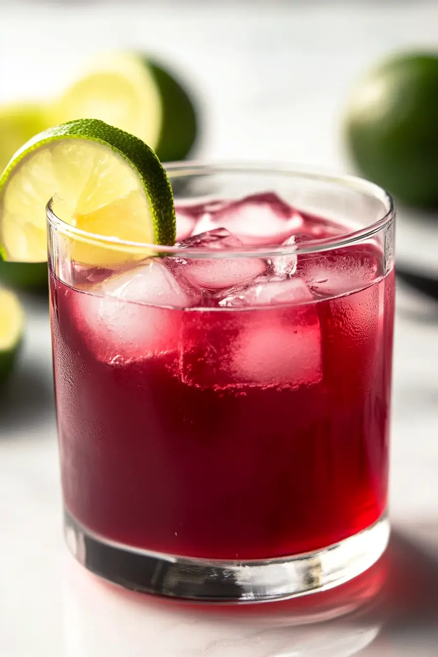 Fresh ingredients for transfusion drink on a white countertop